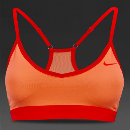 Nike Pro Indy Bra Light Wild Mango / Light Crimson for Women